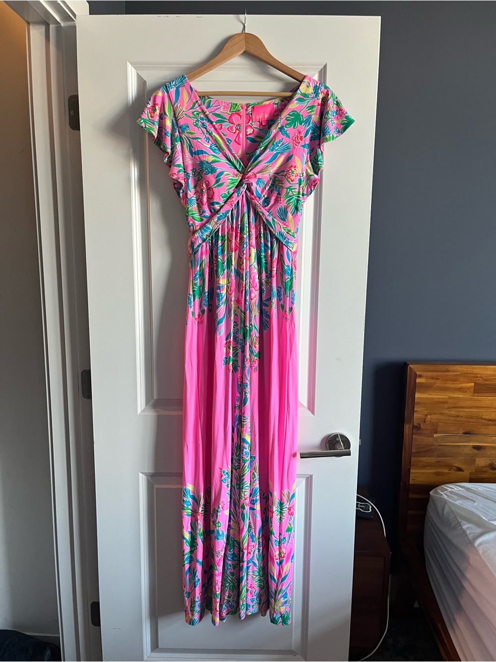 Lilly Pulitzer Verona Flutter Sleeve Maxi Dress - Size 6